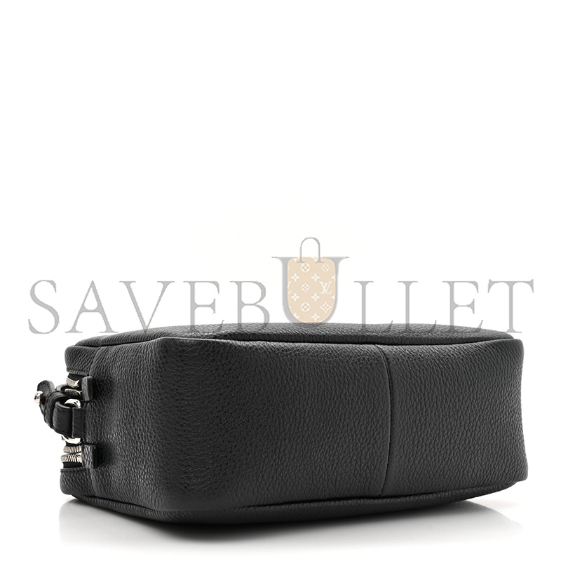 PRADA FLOU LEATHER SHOULDER BAG 1BH082 (22*14*8cm)